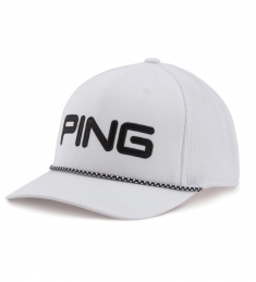 Mũ Golf Direct Headwear Ping Rope Mesh 34691-101 White