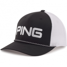 Mũ Golf Direct Headwear Ping Rope Mesh 34691-102 Black