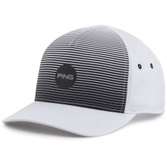 Mũ Golf Ping Direct Headwear Sport Stripe Cap 34692-101 White