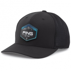 Mũ Golf Ping Direct Headwear Summit Patch Cap 34693-103 Black